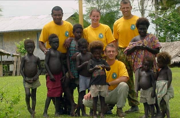ANZAC peacekeepers working in Bougainville.