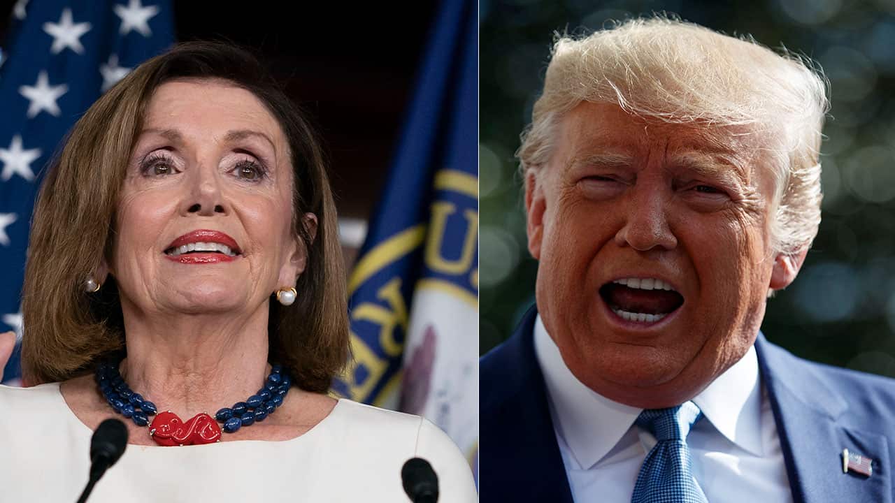 Donald Trump says Nancy Pelosi could be guilty of treason.