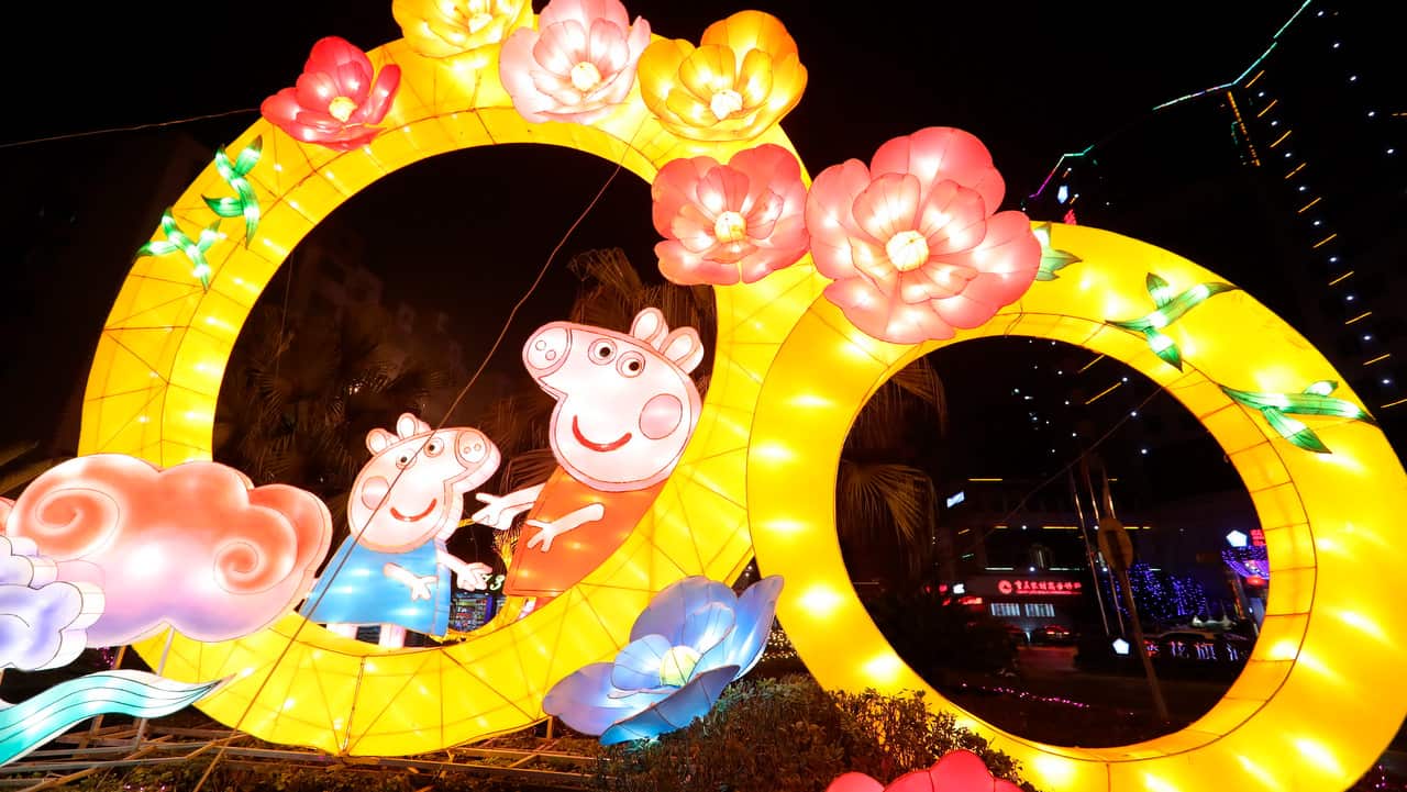 Chinese Lunar New Year (Year of Pig) in Dianjiang county, Chongqing, China.