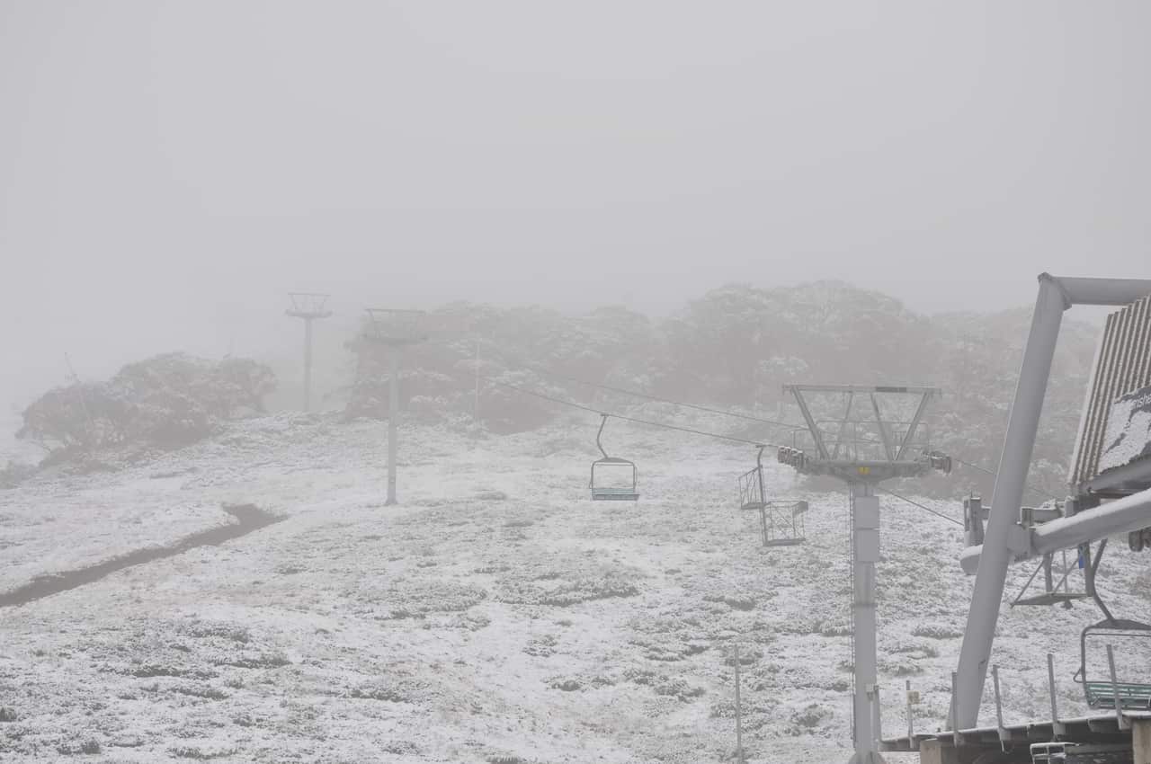 A ski lift at Perisher.