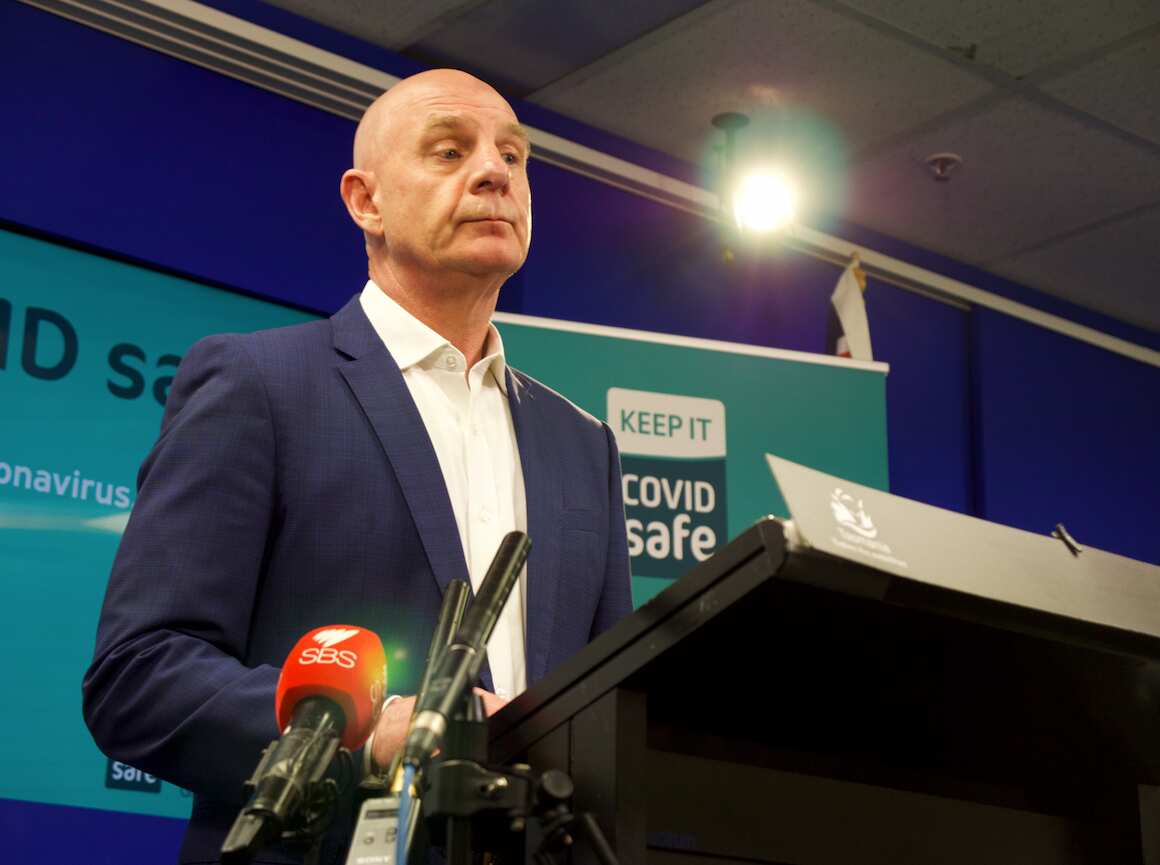 The Tasmanian Premier Peter Gutwein on Tuesday.