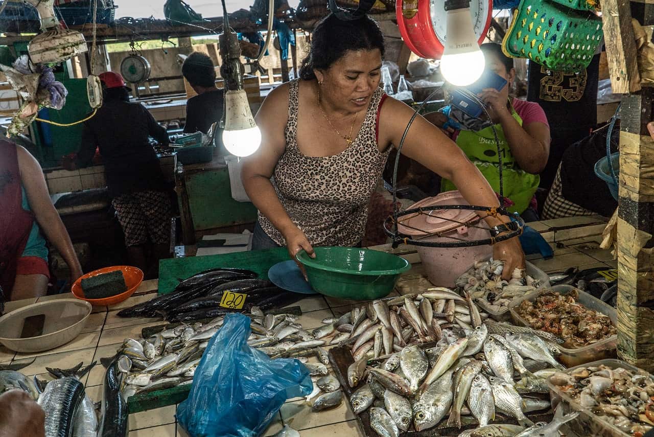 A fish market in Bohol. Experts say that there is a lack of alarm over the collapse of Philippine fisheries.