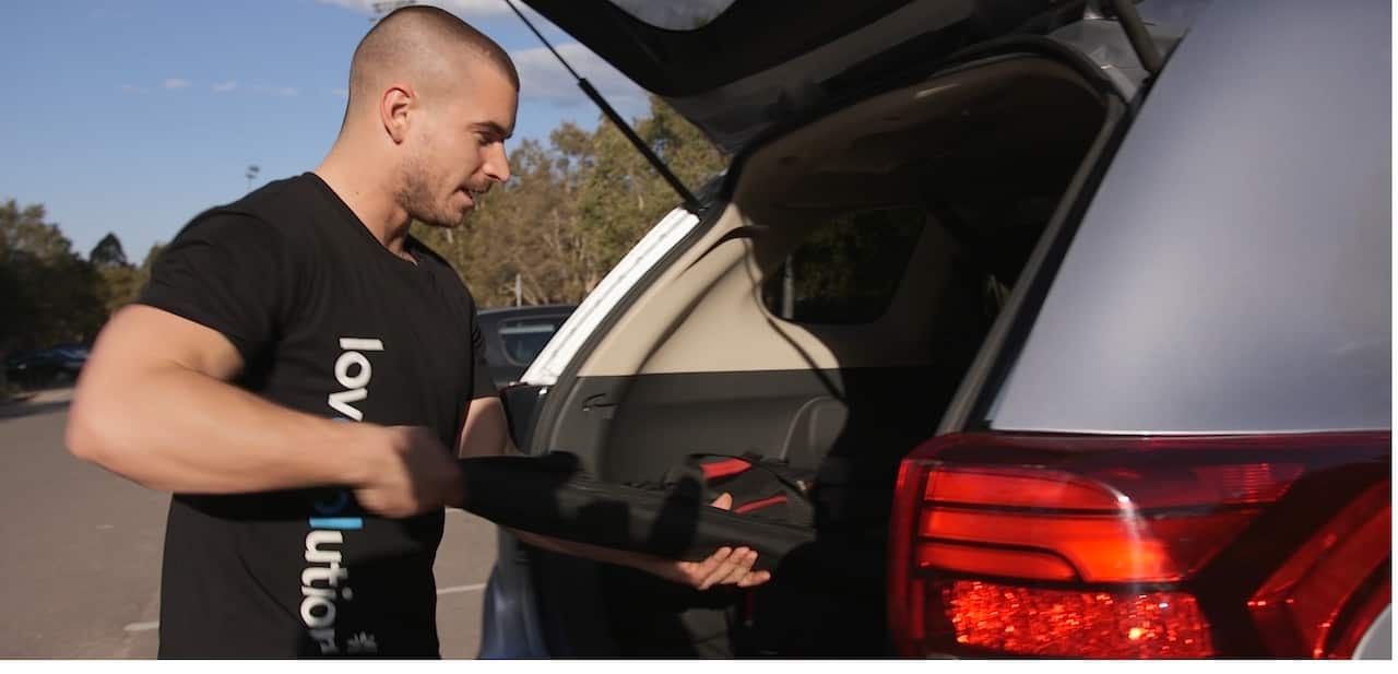 To manage a hectic work schedule, Phil packs all his meals in the car, to take fares between work meetings.