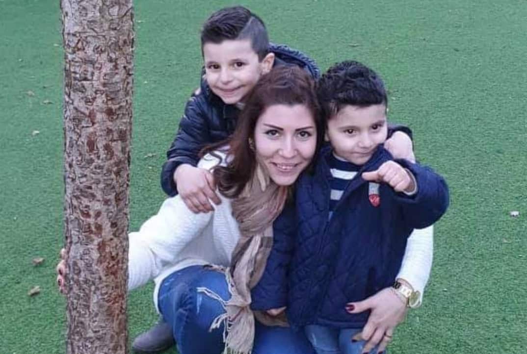 Tony Dib's wife and children