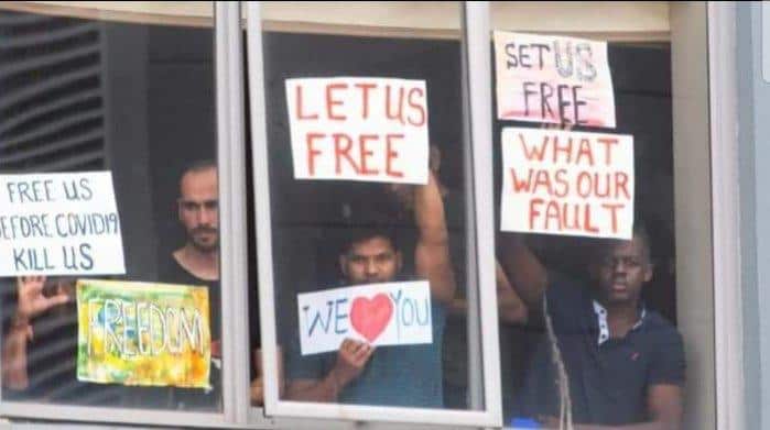 Thanush Selvarasa in hotel detention