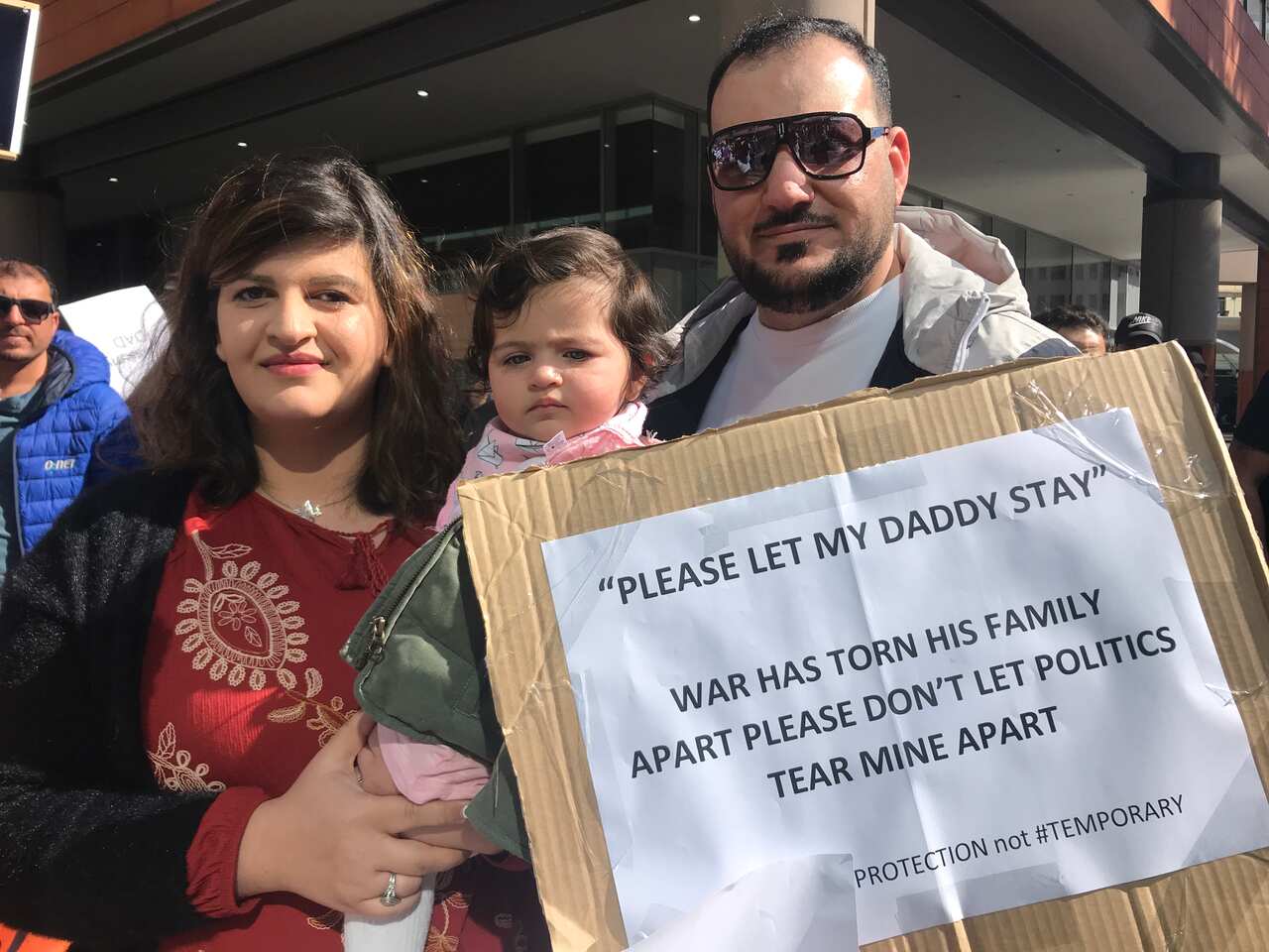 Rusul fears her husband will be forced to return to Iraq when his SHEV expires.