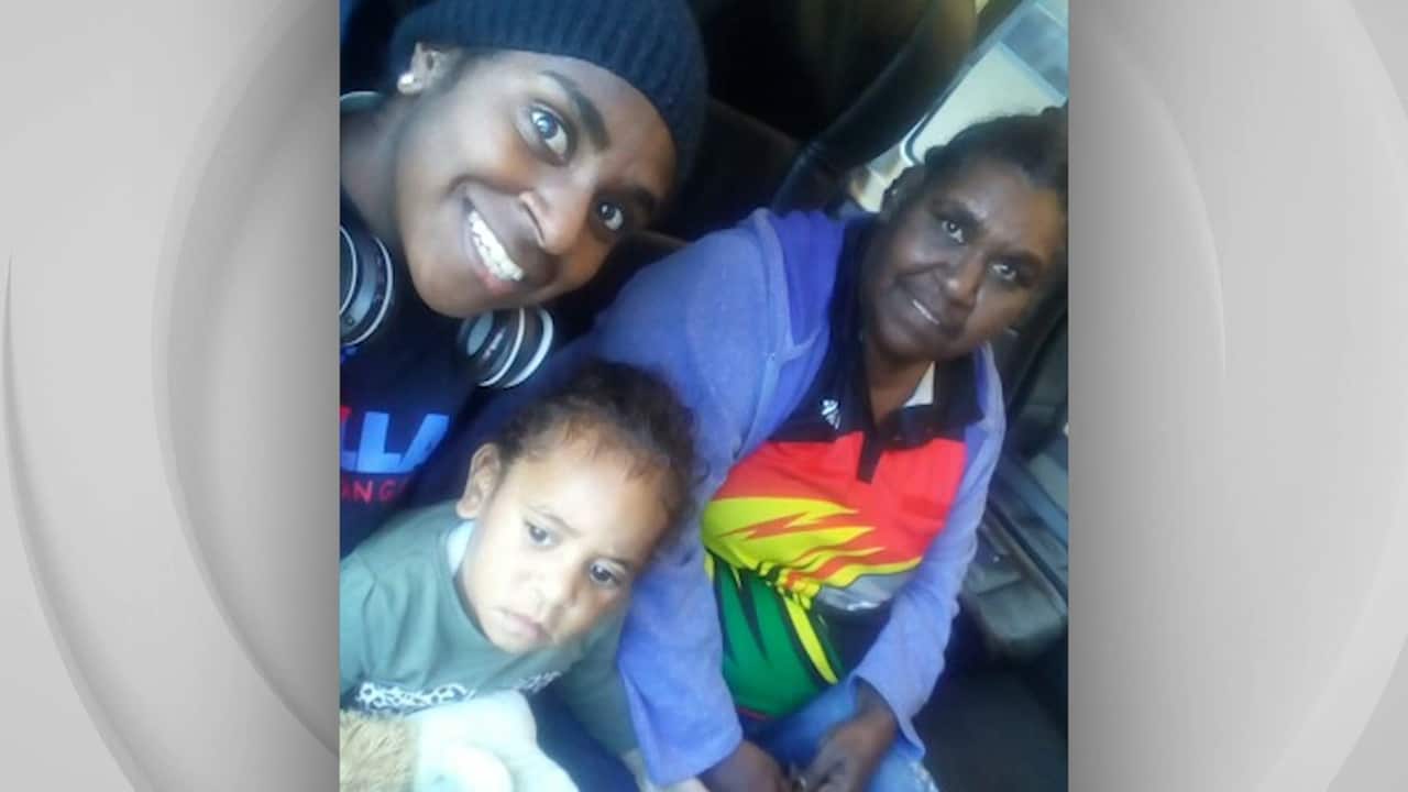 Delma Gisu with her role model, her mum.
