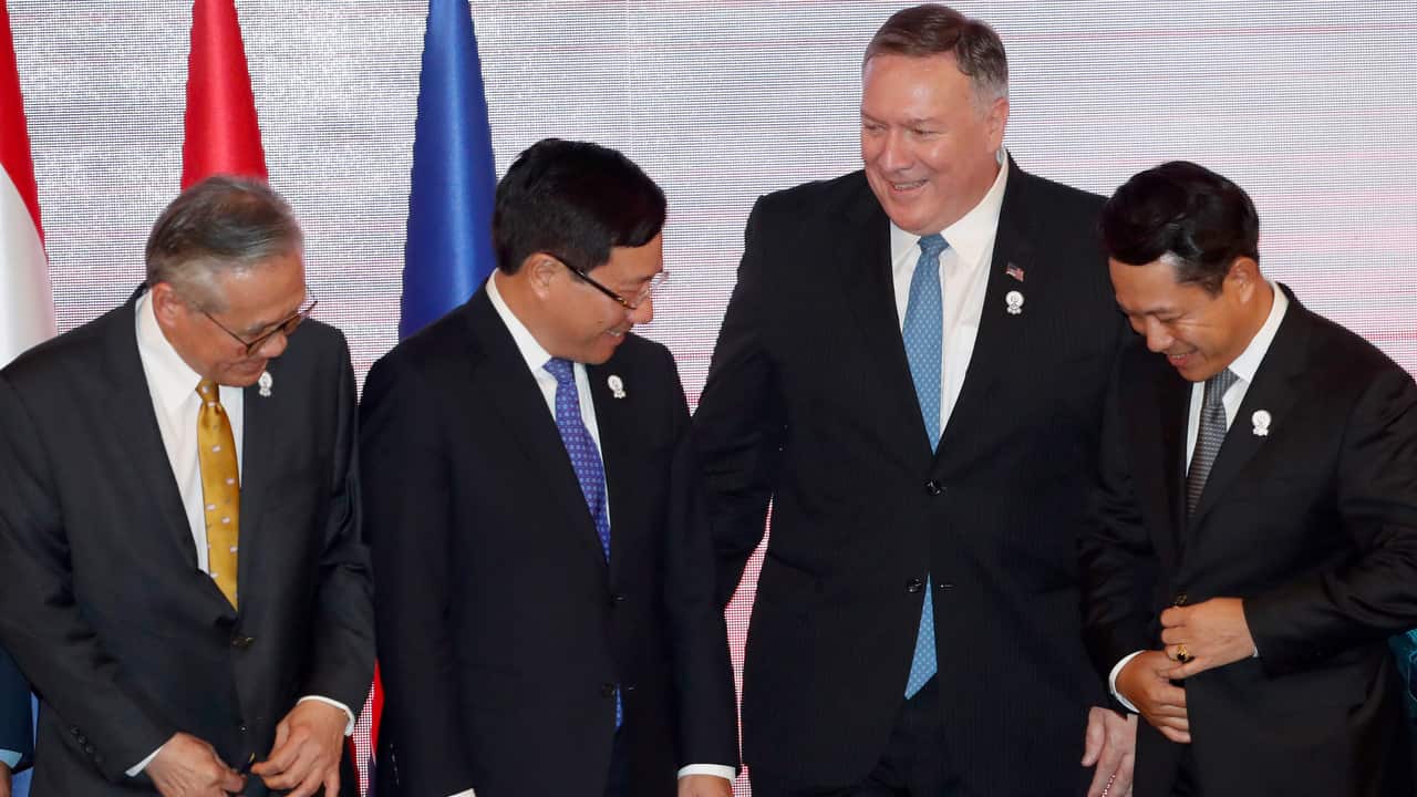 US Secretary of State Mike Pompeo and China’s top diplomat Wang Yi met face-to-face for the first time this year on Thursday.