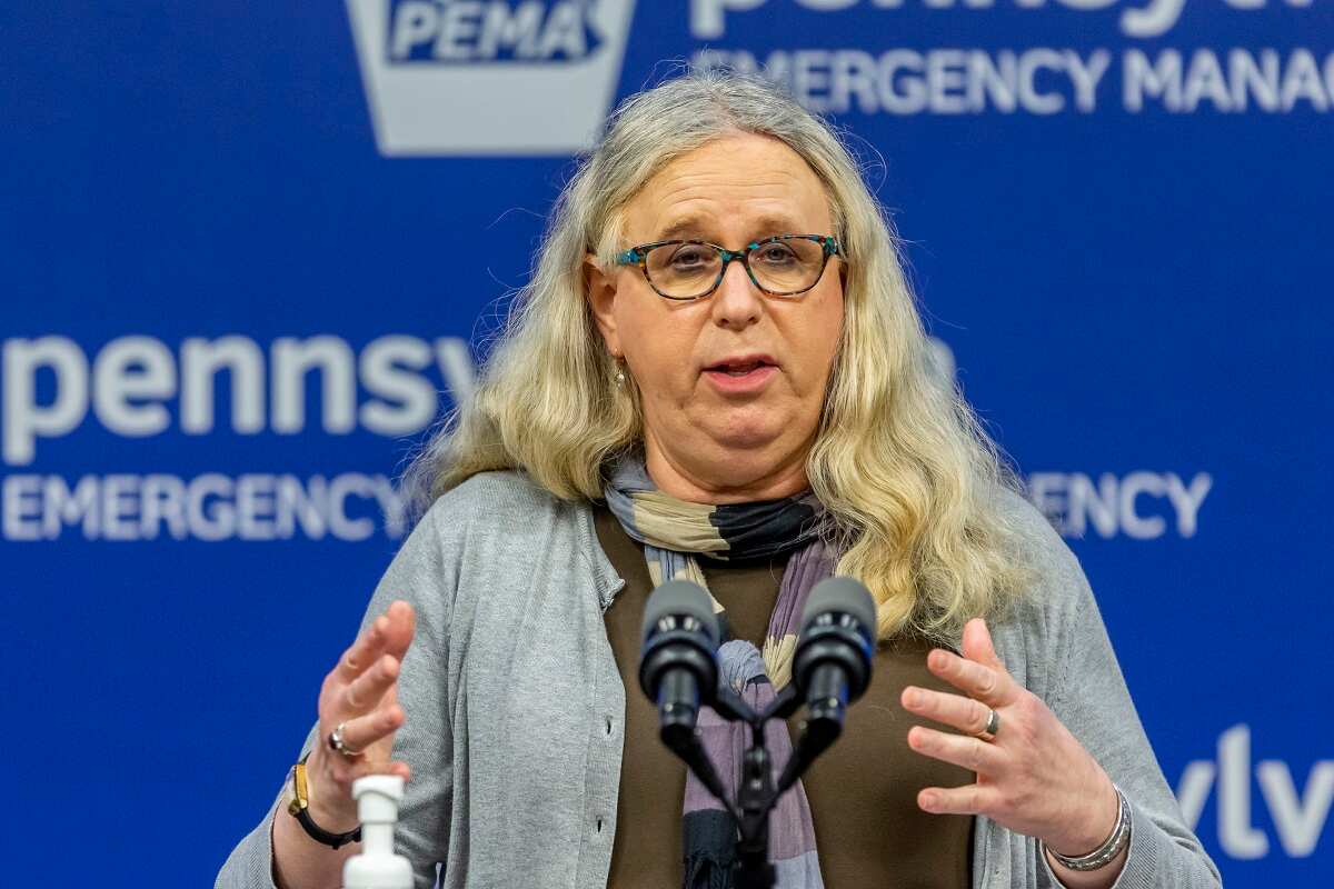 Pennsylvania Secretary of Health Dr. Rachel Levine, meets with the media May 29, 2020.