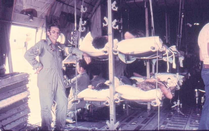 Geoff Thompson's primary job was to evacuate the sick and injured from Darwin and his spare time worked as a general practitioner.