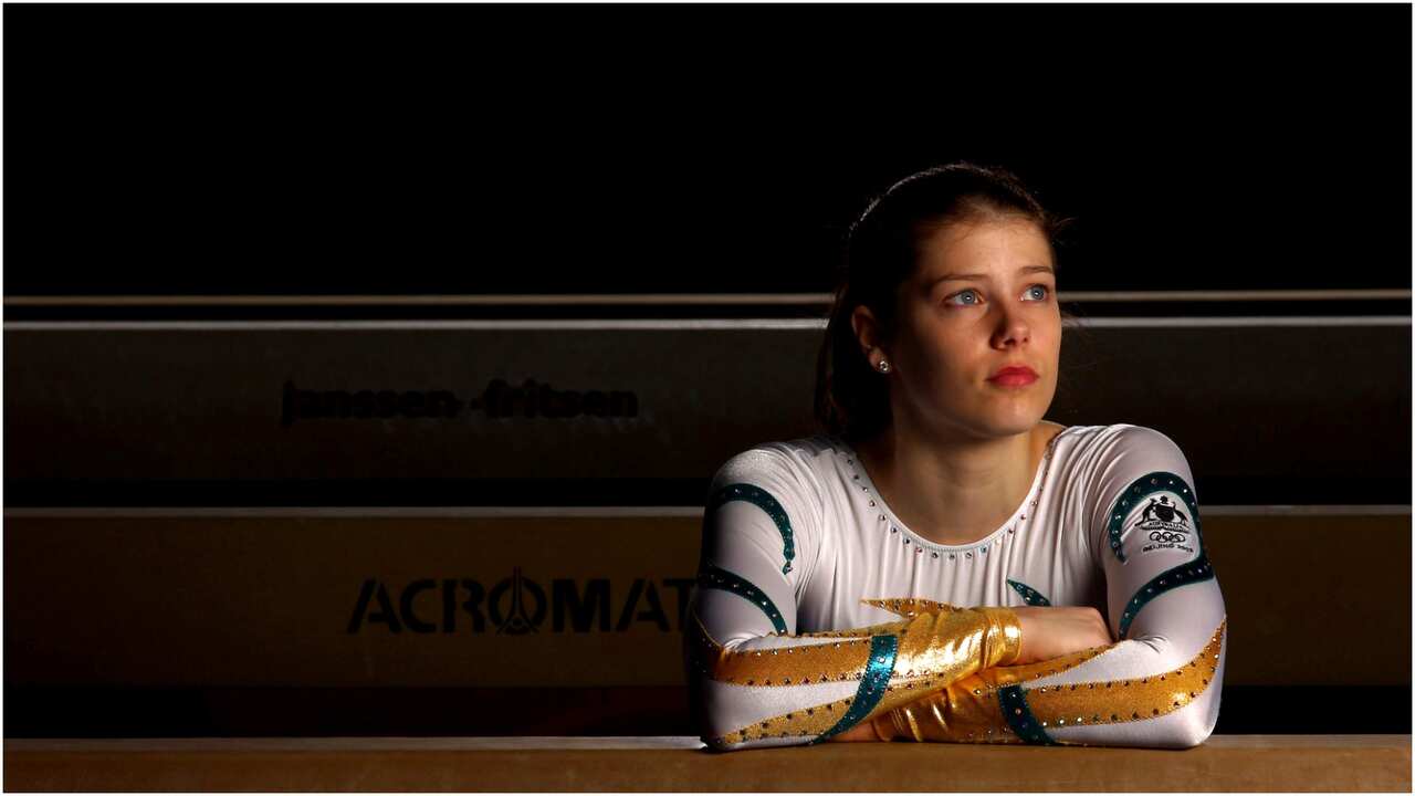 Georgia Bonora of Australia poses during a portrait session at Waverley Gymnastics Centre on August 17, 2010 in Melbourne, Australia. 
