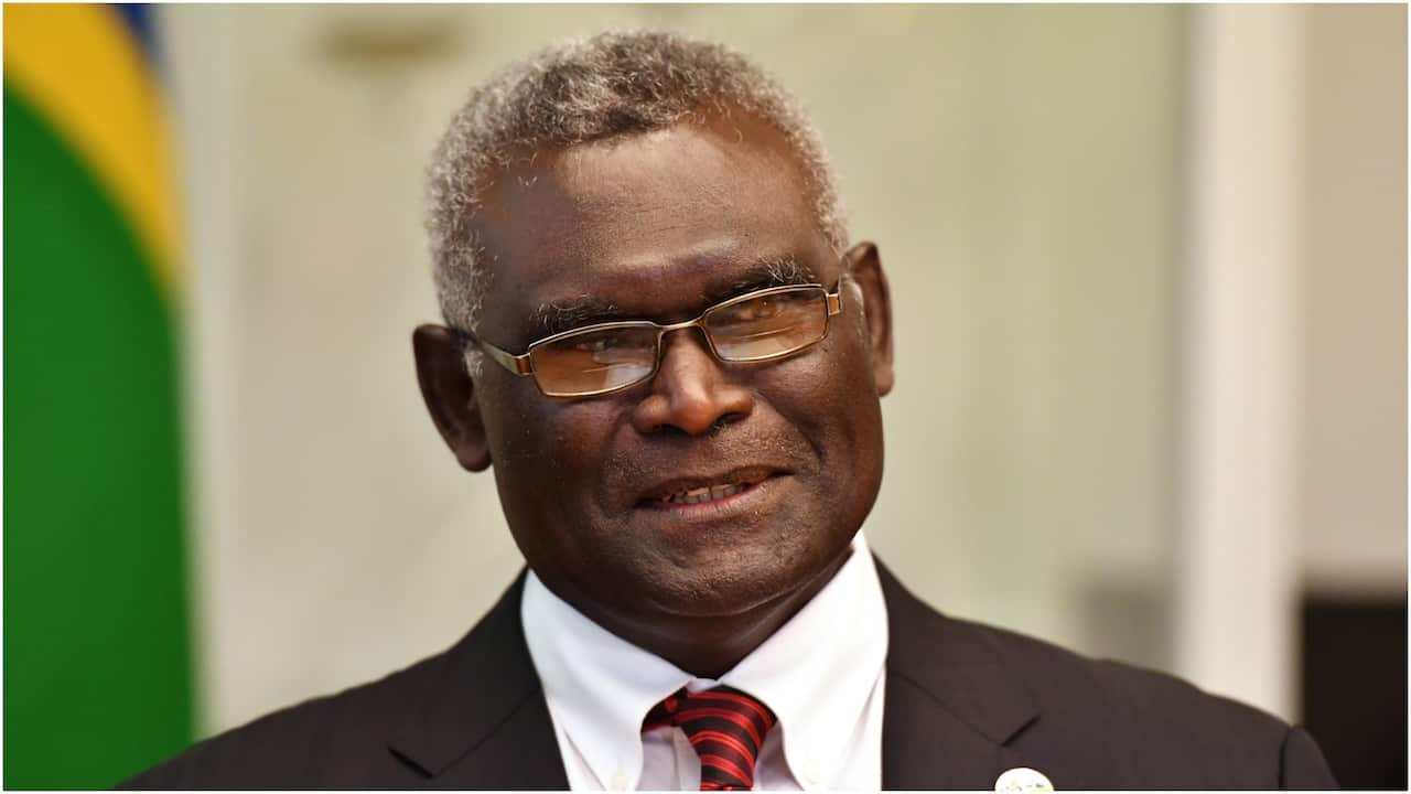 Solomon Islands Prime Minister Manasseh Sogavare has appealed for calm.