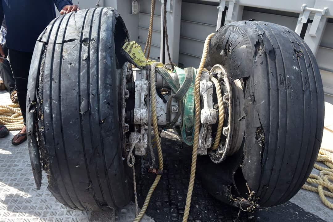 Wheels from the ill-fated Lion Air flight JT610.