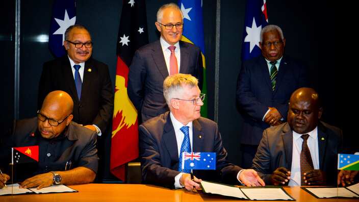 Officials sign a memorandum of understanding, paving the way for the undersea internet cable.