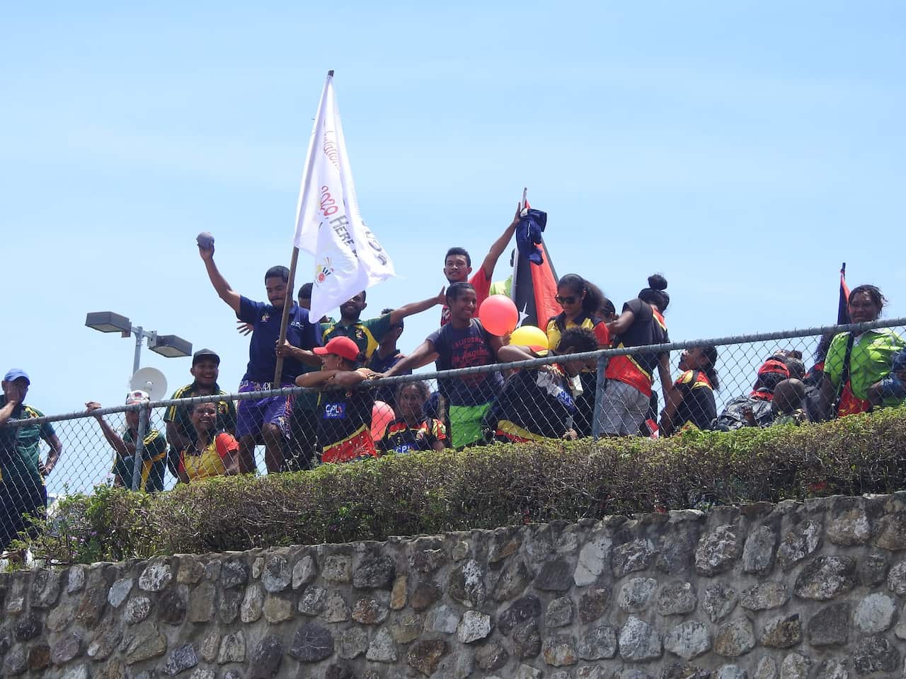 PNG cricket fans welcome home their heroes after they qualified for the ICC T20 World Cup