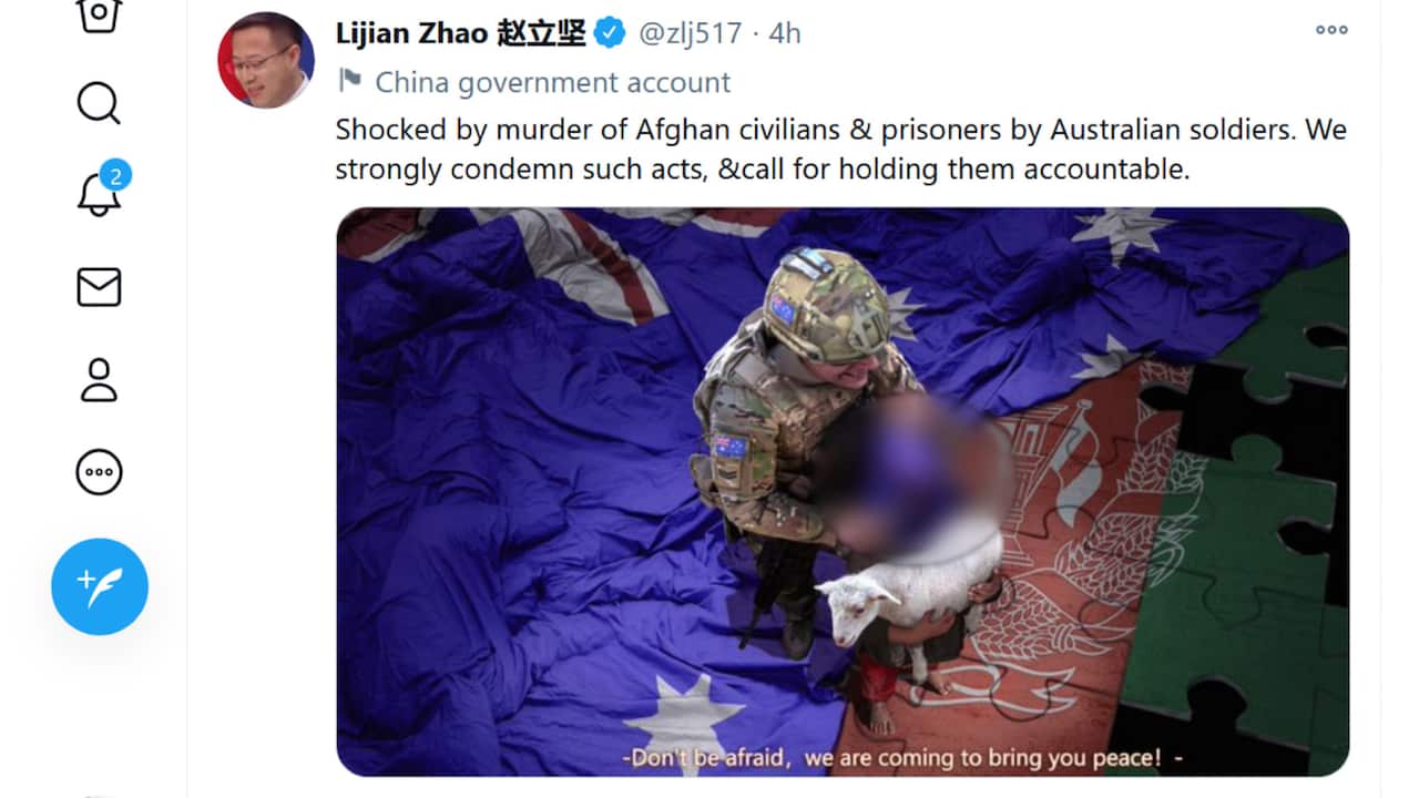 China's controversial tweet.