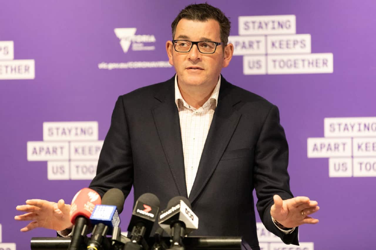 Premier of Victoria Daniel Andrews has called for calm after announcing 3000 residents would be forced into total lockdown. 
