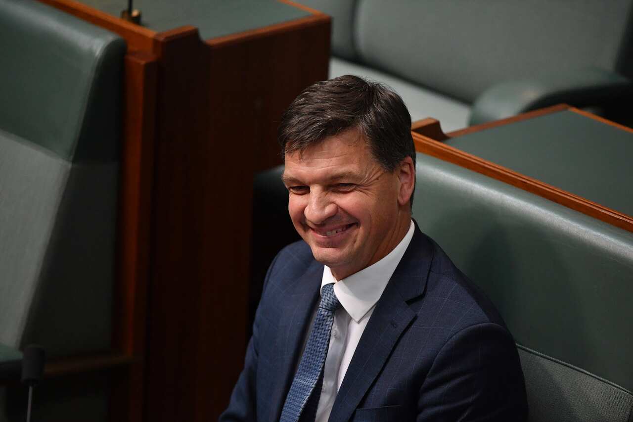 Energy Minister Angus Taylor