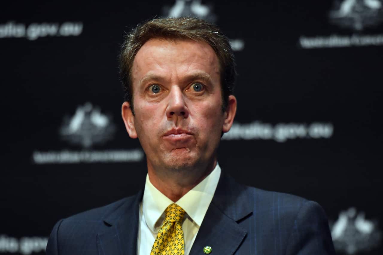 Dan Tehan says he 'overstepped the mark' in criticising Daniel Andrews (AAP)