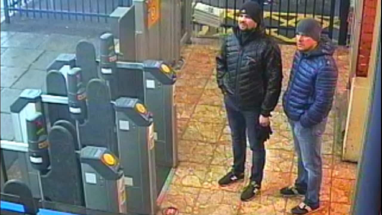 Footage released by London police of the two suspects. 