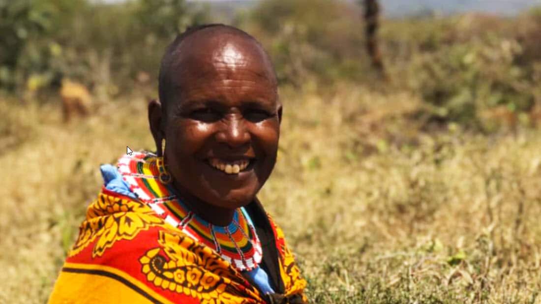 Kenyan woman Seketo Lenawala is part of the Chui Mama sewing groupKenyan woman Seketo Lenawala is part of the Chui Mama sewing group