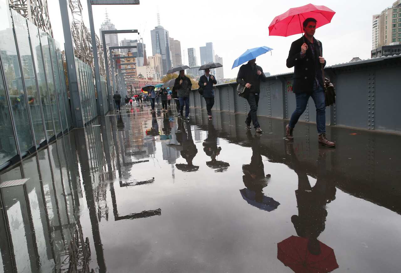 Pedestrians in Melbourne