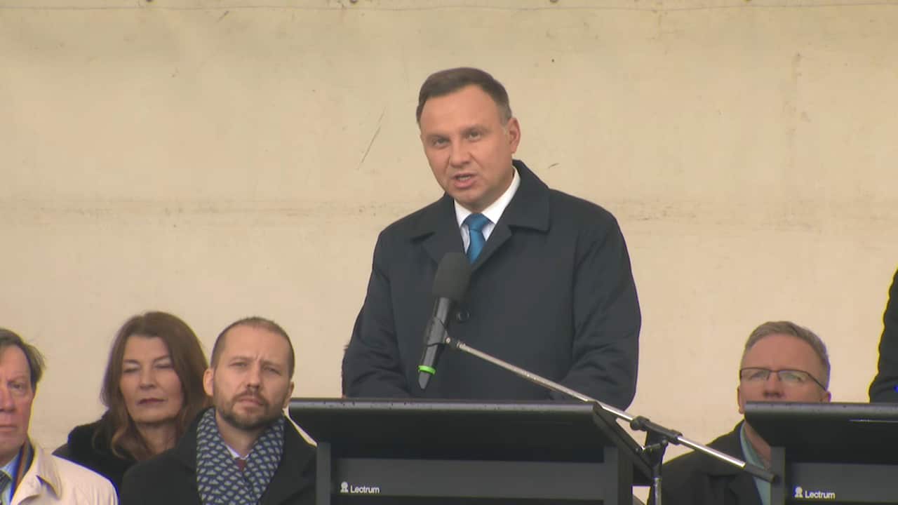 Polish President Andrzej Duda said the 1941 siege of Tobruk was a horrific battle.