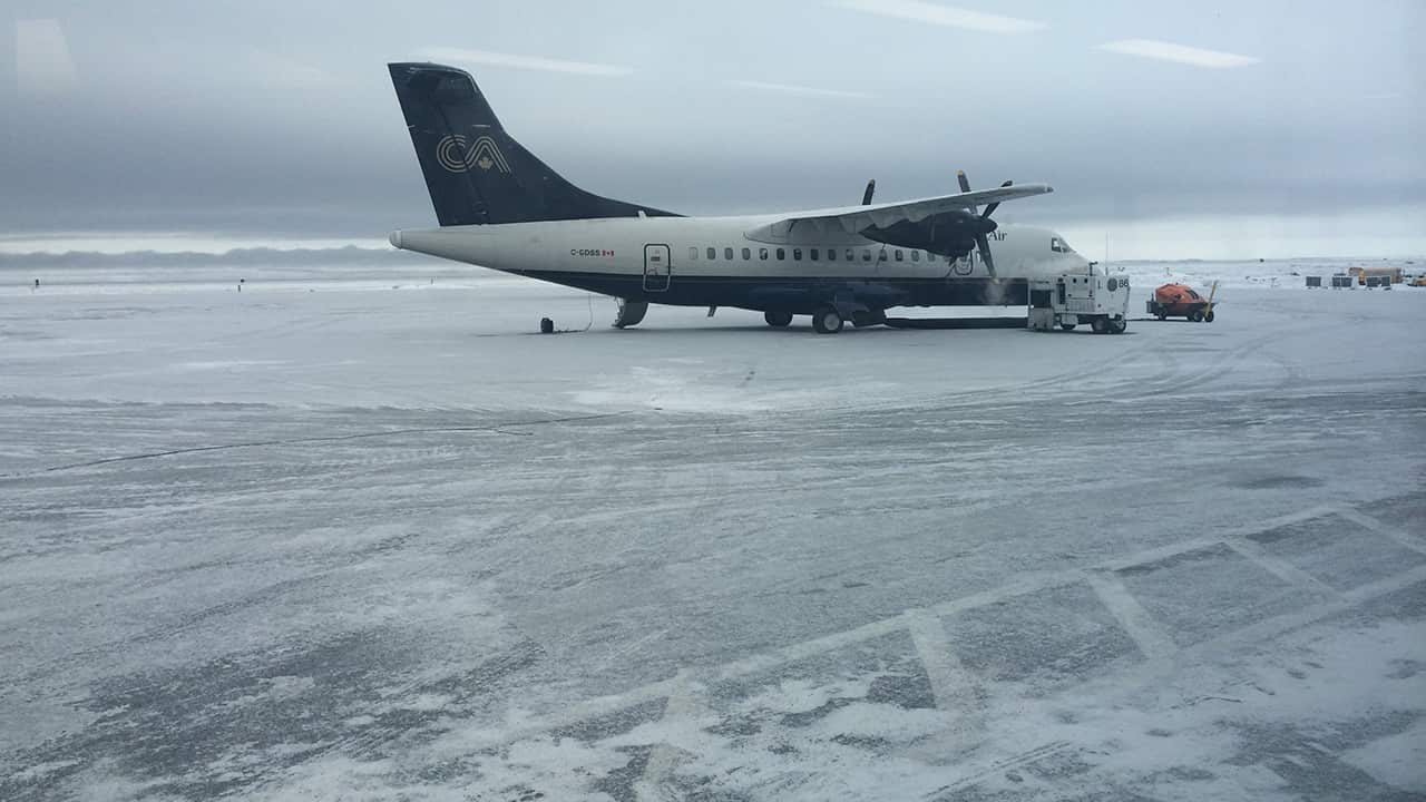 The only way to reach Arviat is by plane or on one of the two boats that arrive during the summer.