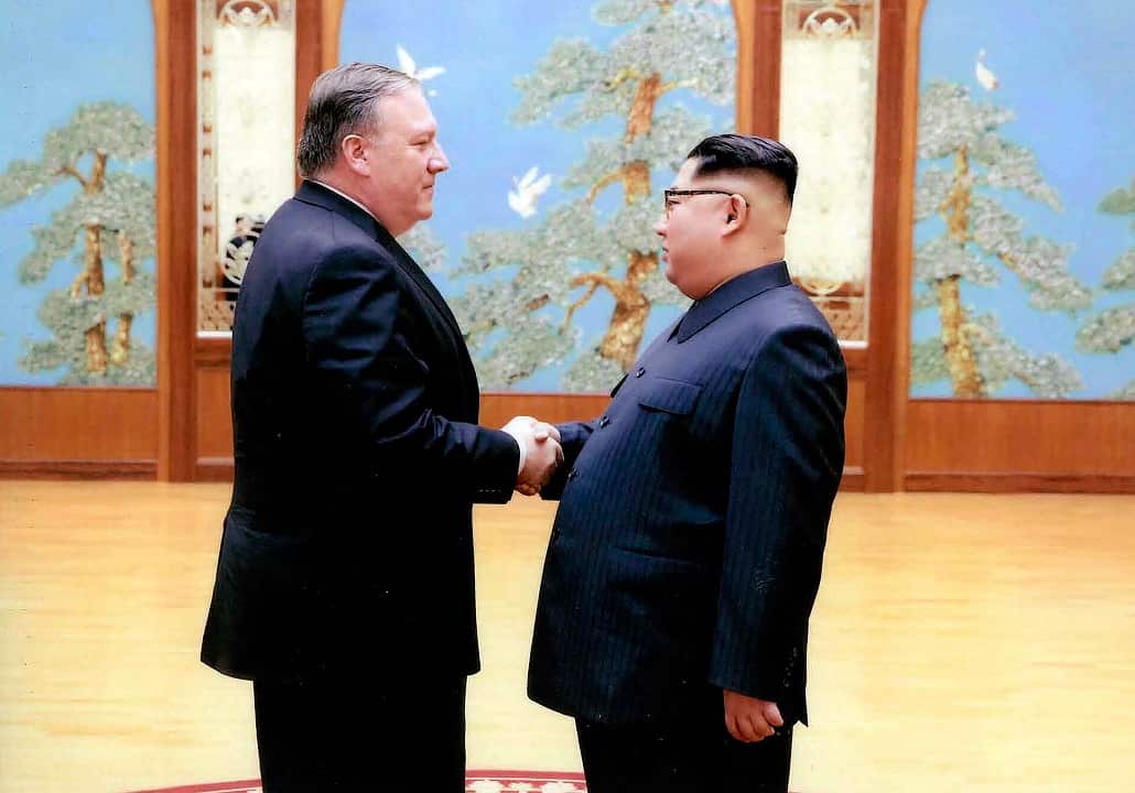 The President said that Pompeo wasn't supposed to meet with Kim, but that they ended up talking for more than an hour. 