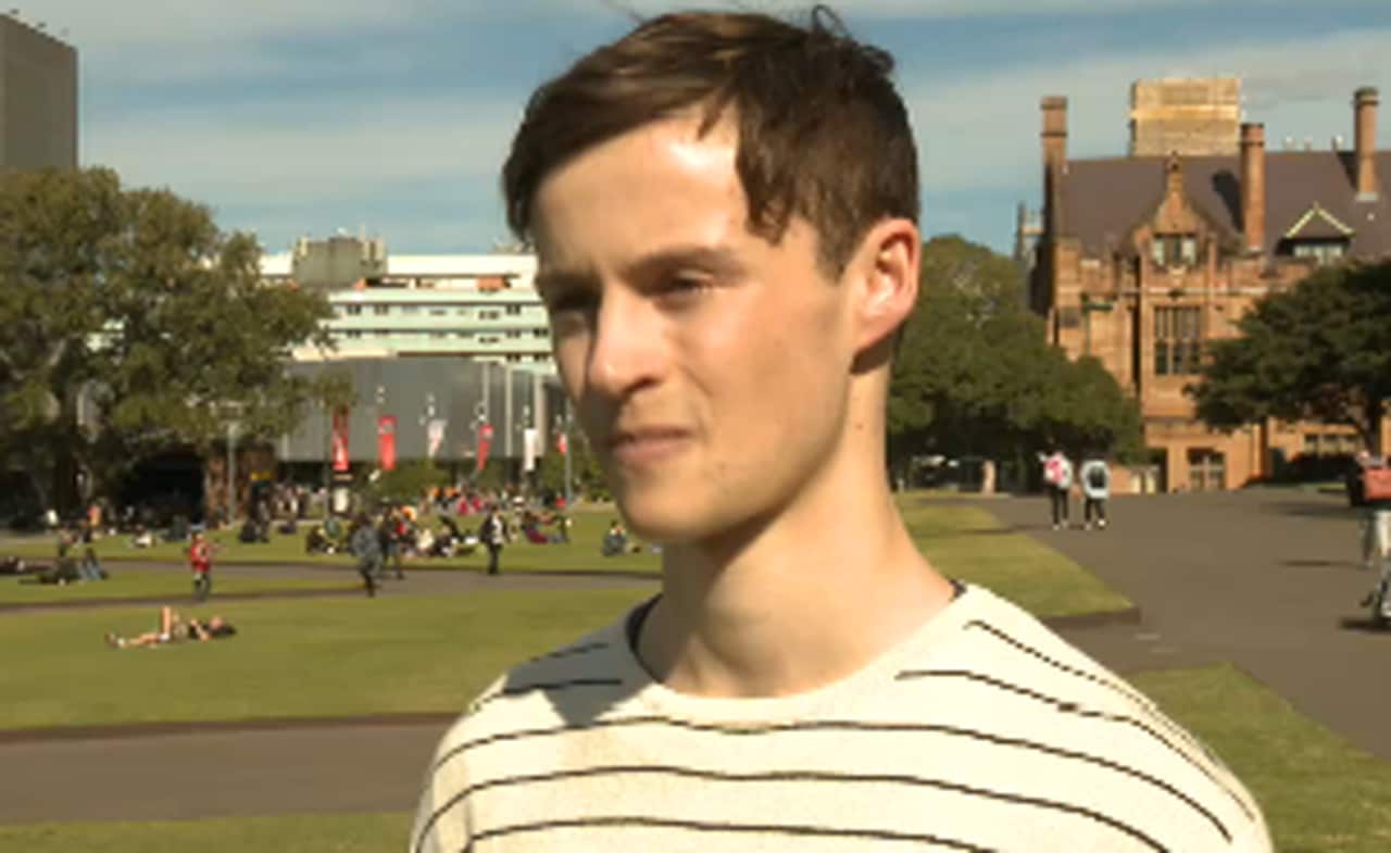 University Student Sean Young,19,