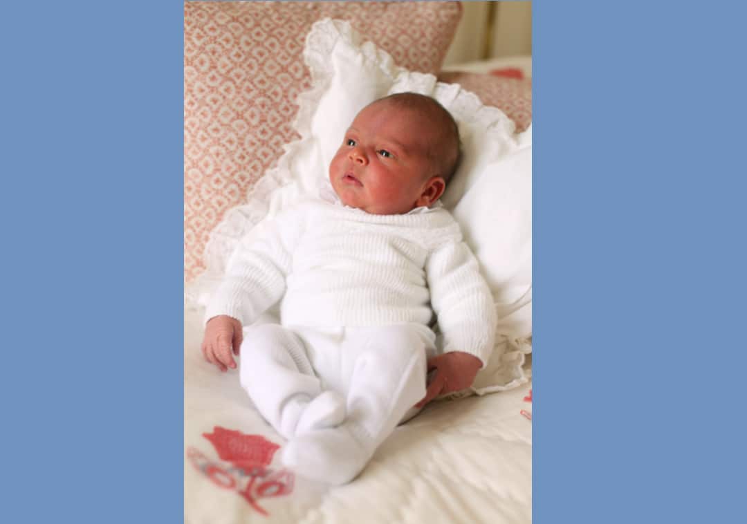 The Duchess of Cambridge took this photo of her third child Prince Louis.