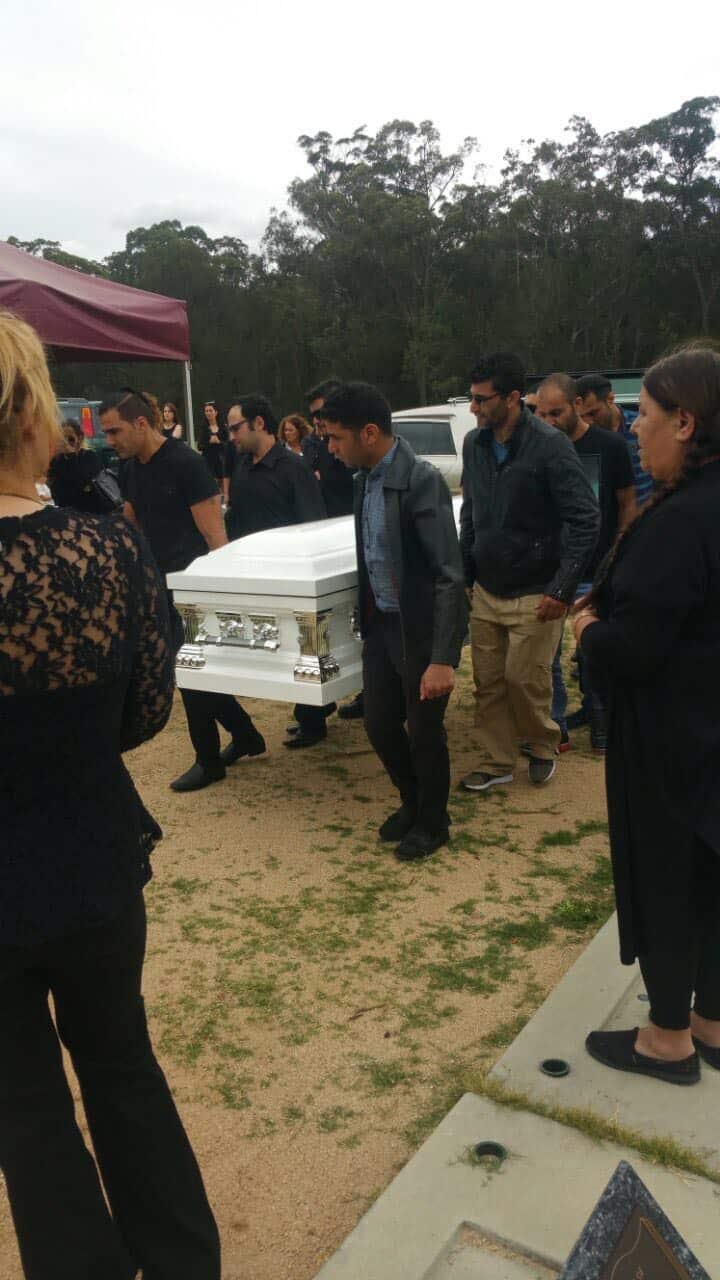 Extended relatives organised the funeral which was partly funded by donations. 