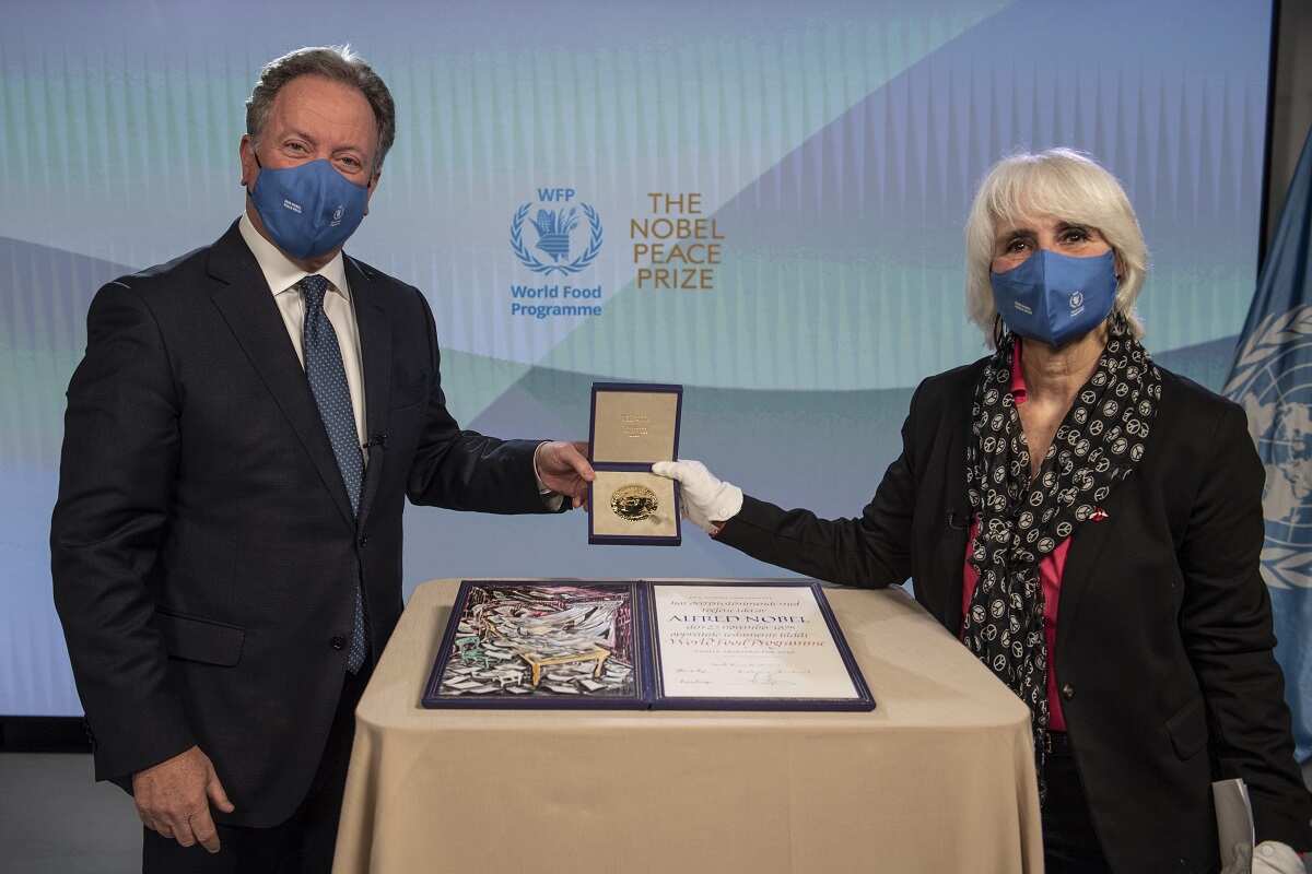 World Food Programme Receives Nobel Peace Prize In Remote Ceremony