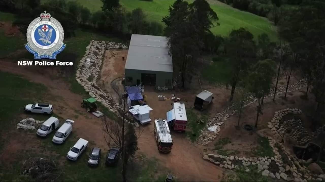 The rural property on Calf Farm Road at Mt Hunter.