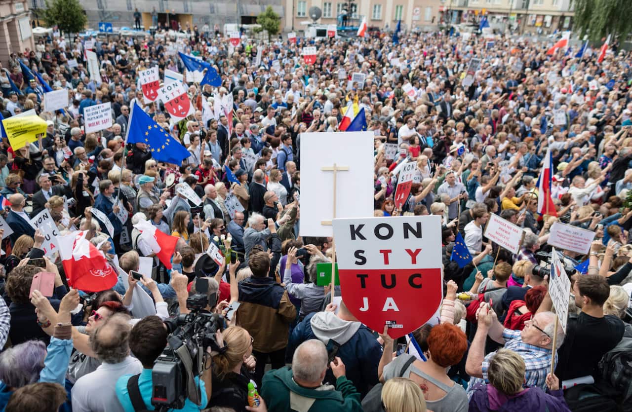poland protest judge