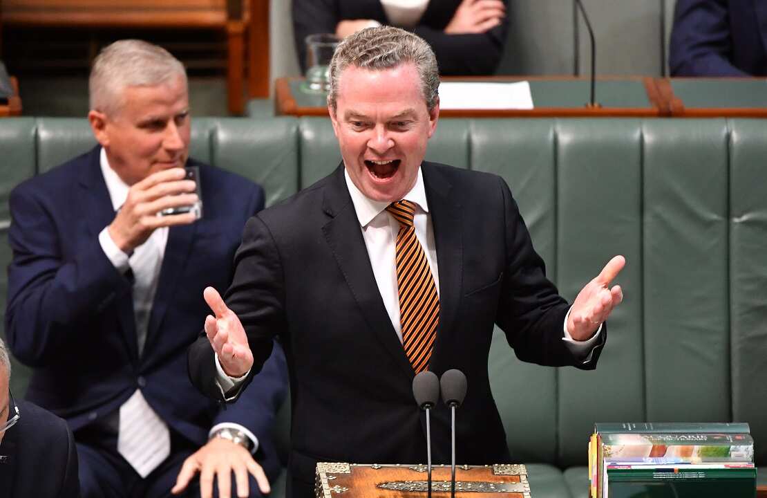 Leader of the House Christopher Pyne.