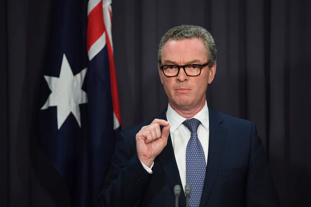Christopher Pyne has welcomed the drone partnership with the US Navy.