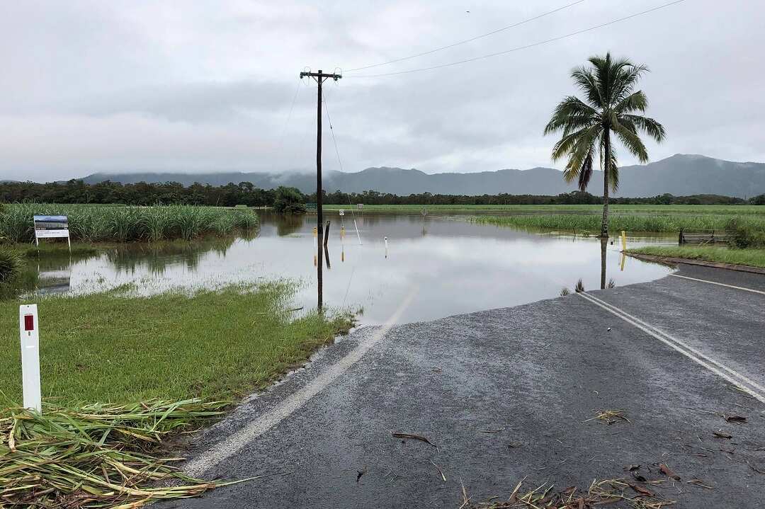 Many roads were cut off by the worst flooding since federation 118 years ago