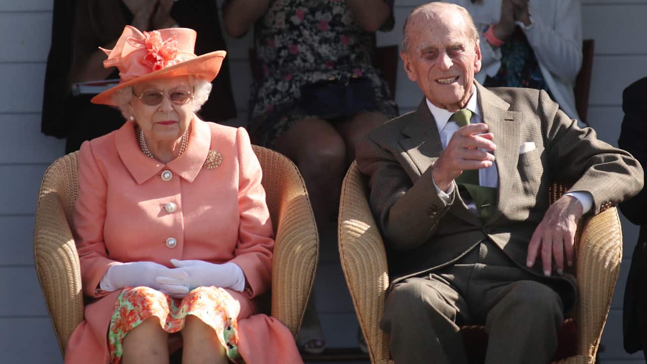 Queen Elizabeth II and The Duke of Edinburgh during the polo at the Guards Polo Club, Windsor Great Park.