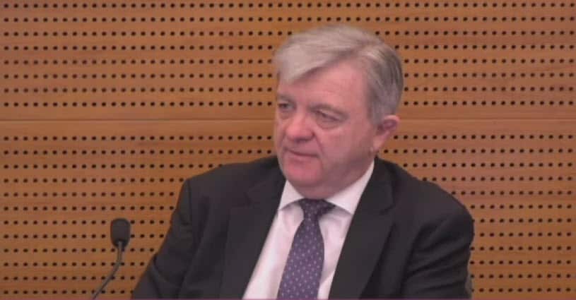 AMP group executive for advice Jack Regan faces questioning during the Royal Commission.