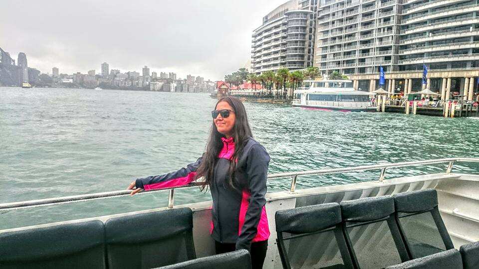 Raghbir overlooks Sydney Harbour.