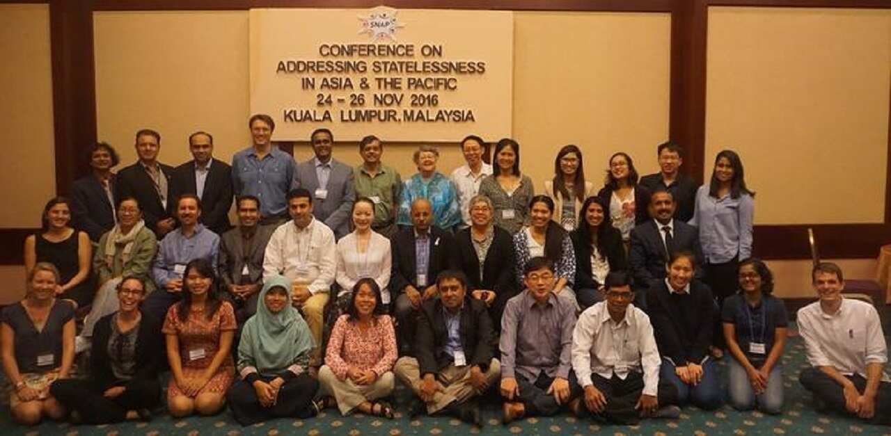 SNAP conference addressing statelessness in the Asia-Pacific, Kuala Lumpur 2016.