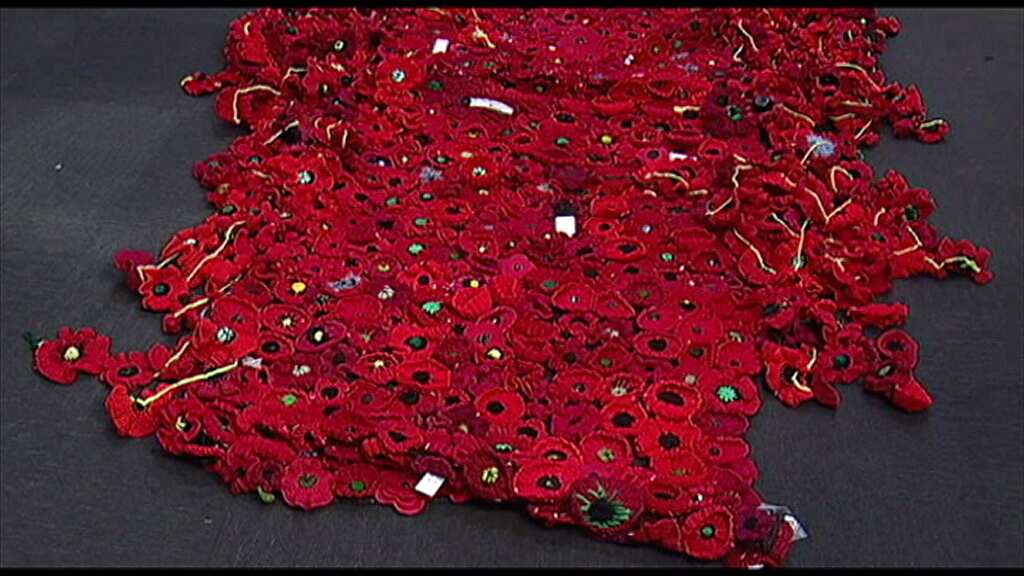 Two Victorian sister-in-laws who asked crafters to help hand make 5,000 poppies as part of a project to commemorate the Anzac centenary say they are stunned to have received around 250,000 from around the world.