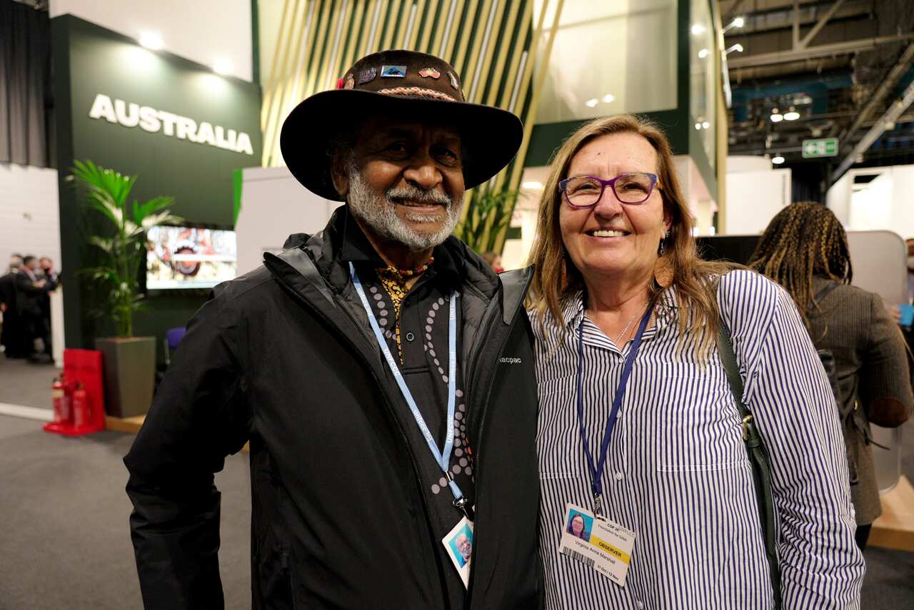 Ray Minniecon and Dr Virginia Marshall