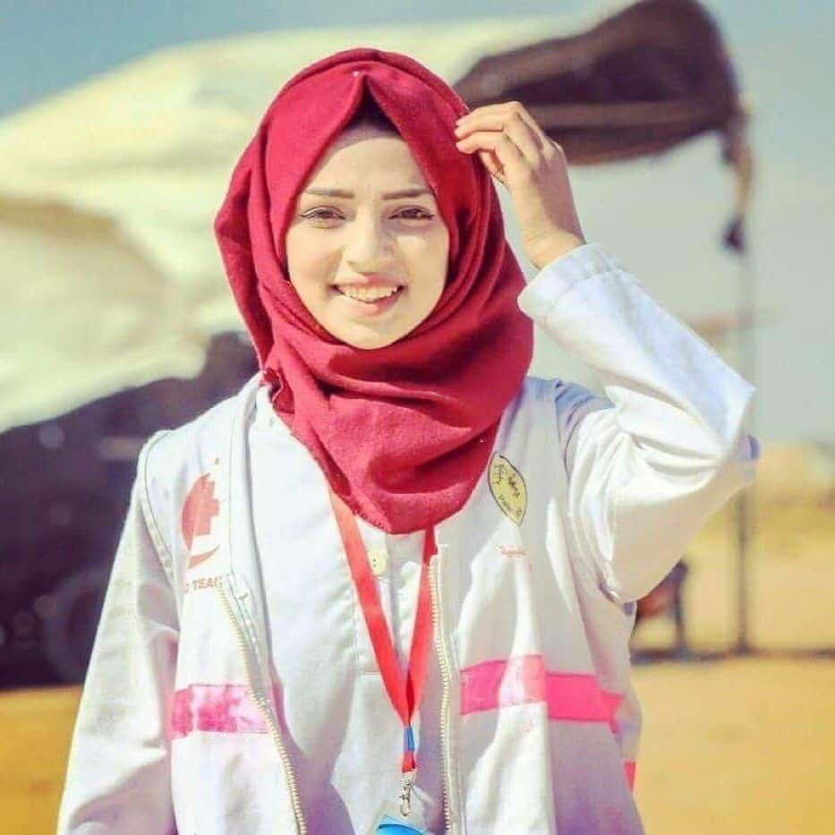 Razan al-Najjar was allegedly shot dead in Israeli fire on Friday.