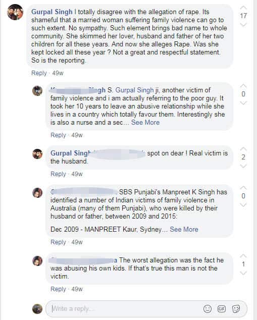 The Liberal candidate went on to call the alleged rapist a 'victim'.