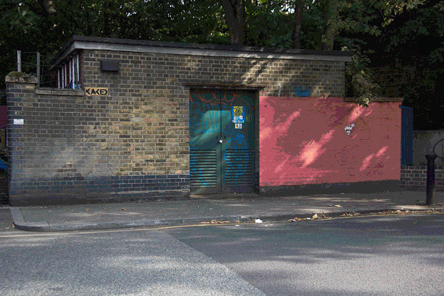 Watch this graffiti artist's war with the local council sped up into one gif