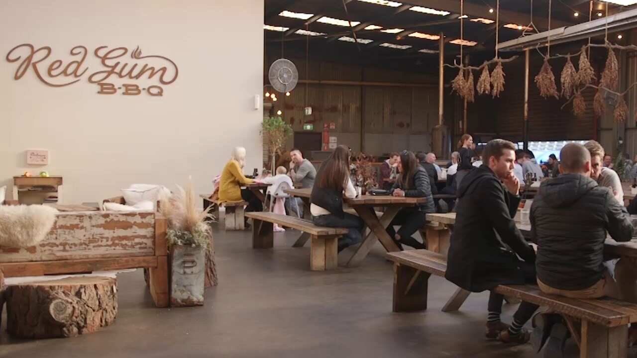 Interior of Red Gum BBQ on the Mornington Peninsula