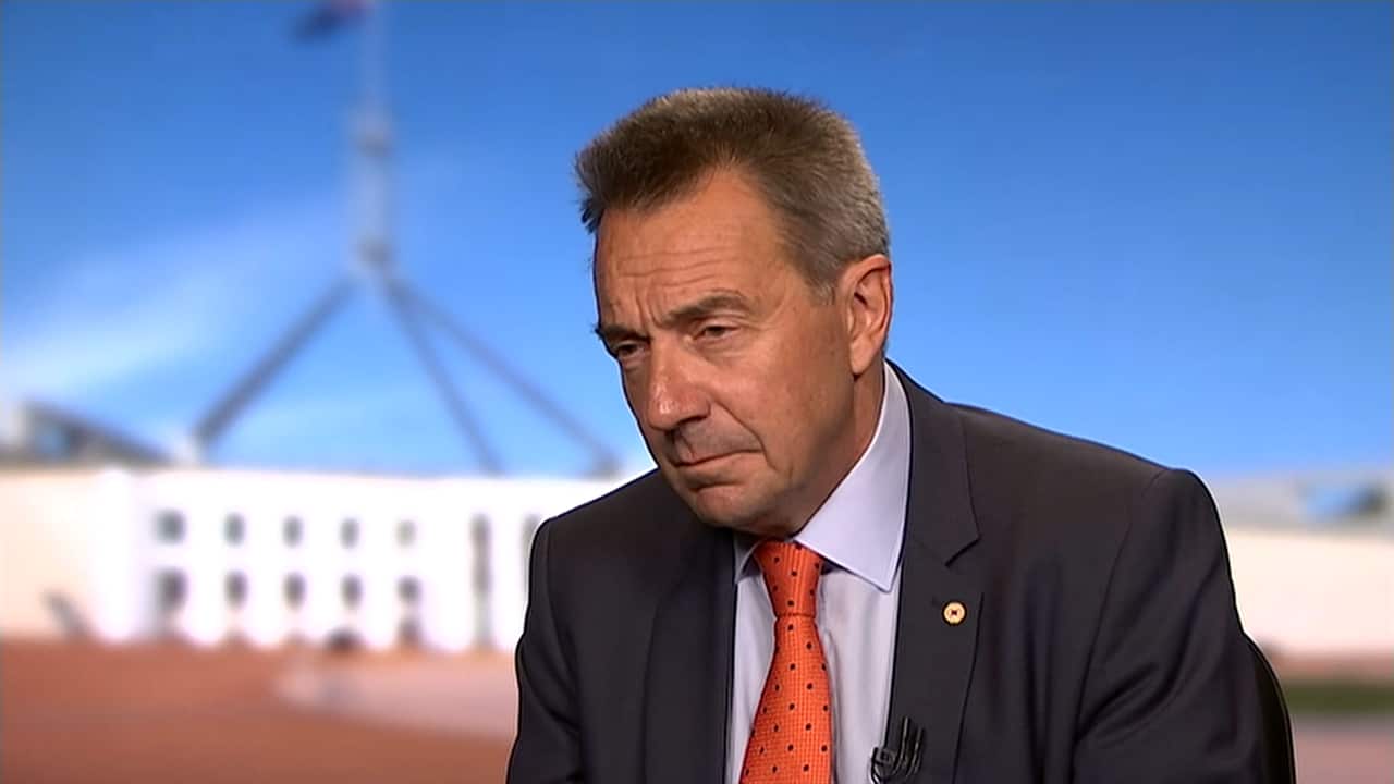 Peter Maurer, president of the international Red Cross, speaks with SBS News 