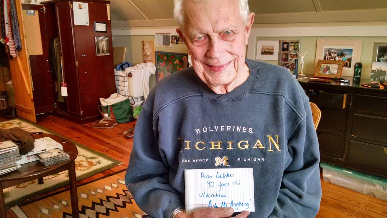 Ron Lehker shows his Reddit AMA "proof."